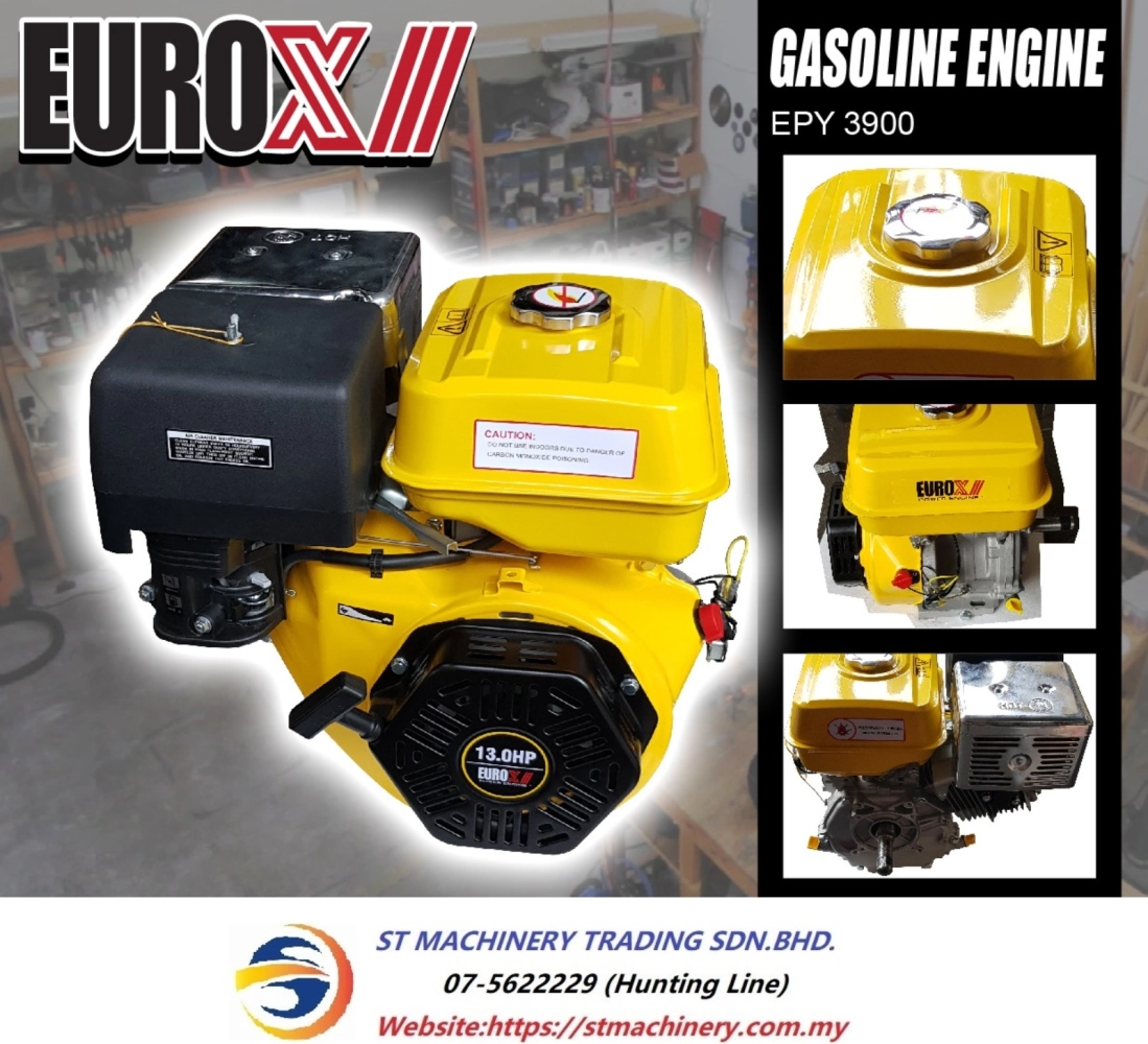 EuroX EPY3900 Gasoline Engine - 13hp ,4-Stroke OHV Air-Cooled Gasoline Engine