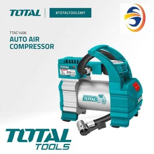 TOTAL DC12V AUTOMOTIVE AIR COMPRESSOR 10BAR - TTAC1406