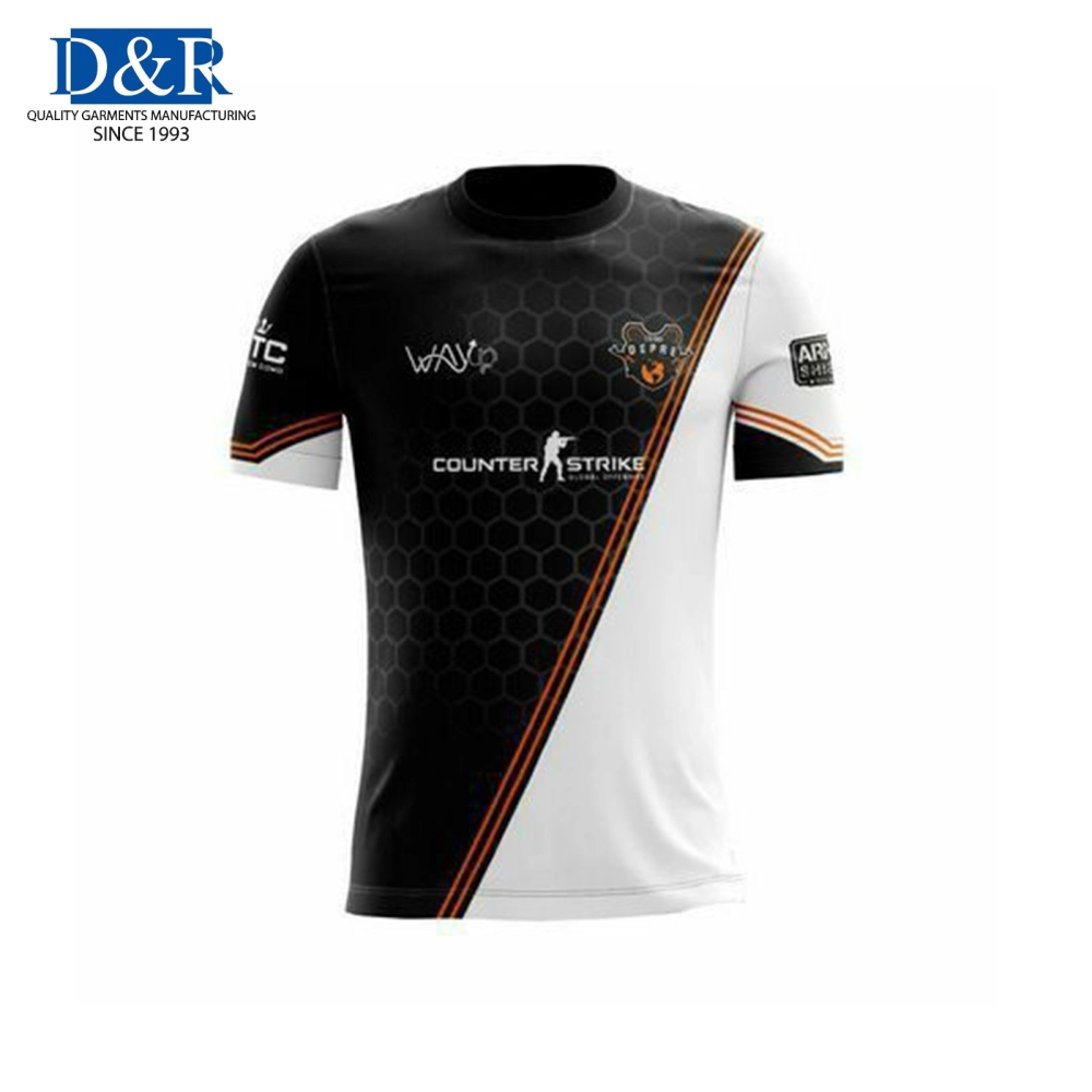 Sublimation Custom Jersey T-shirt E-Sports Gaming Team