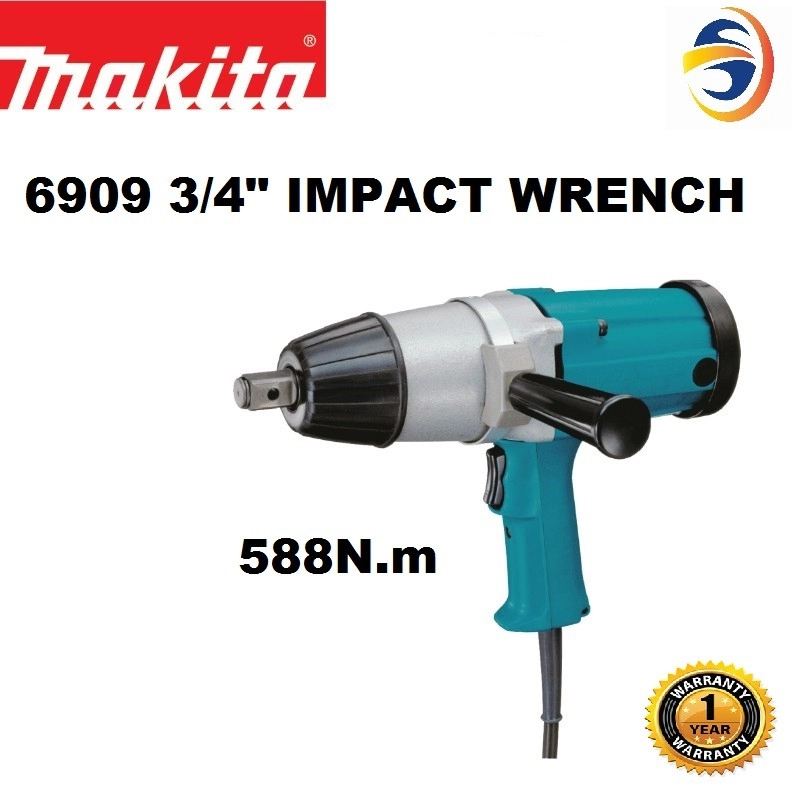 MAKITA 6906 3/4" ELECTRIC IMPACT WRENCH (588N.M) Johor Bahru (JB), Malaysia  Industrial Hardware Equipment, Safety Equipment, Welding Machine | ST  Machinery Trading Sdn Bhd