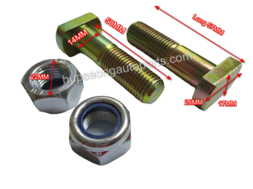 CAMC PRO SHAFT BOLT WITH NUT (PSB-CAMC-10)