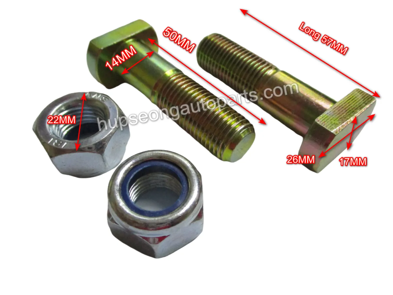 CAMC PRO SHAFT BOLT WITH NUT (PSB-CAMC-10)