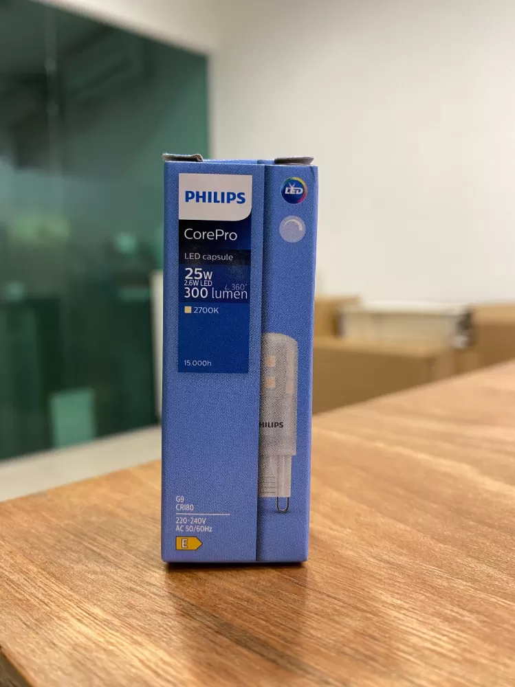 PHILIPS COREPRO LED CAPSULE MV 2.6W-25W G9 DIMMABLE 827 2700K WARMWHITE  9290023899 PHILIPS LIGHTING PHILIPS OUTDOOR LIGHT Kuala Lumpur (KL),  Selangor, Malaysia Supplier, Supply, Supplies, Distributor | JLL Electrical  Sdn Bhd