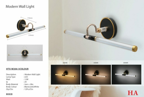 HTX-W204-3colour Wall Light Johor Bahru (JB), Johor, Malaysia. Supplier, Suppliers, Supplies, Supply | HT Lighting Sdn Bhd