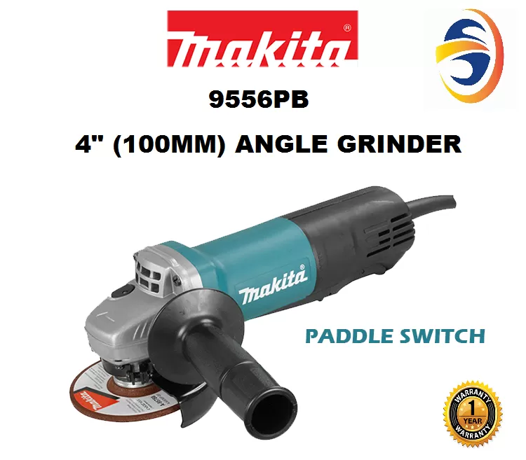 MAKITA 9556PB 4" ANGLE GRINDER (840W) PADDLE SWITCH