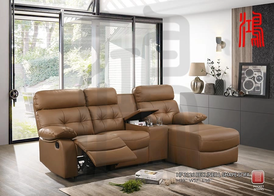 Genuine Cow Leather Sofa 