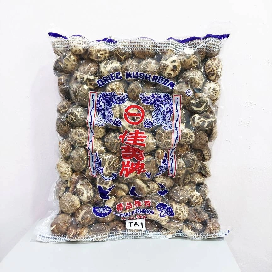 JIA MEI DRIED MUSHROOM 1KG 佳美茶花菇