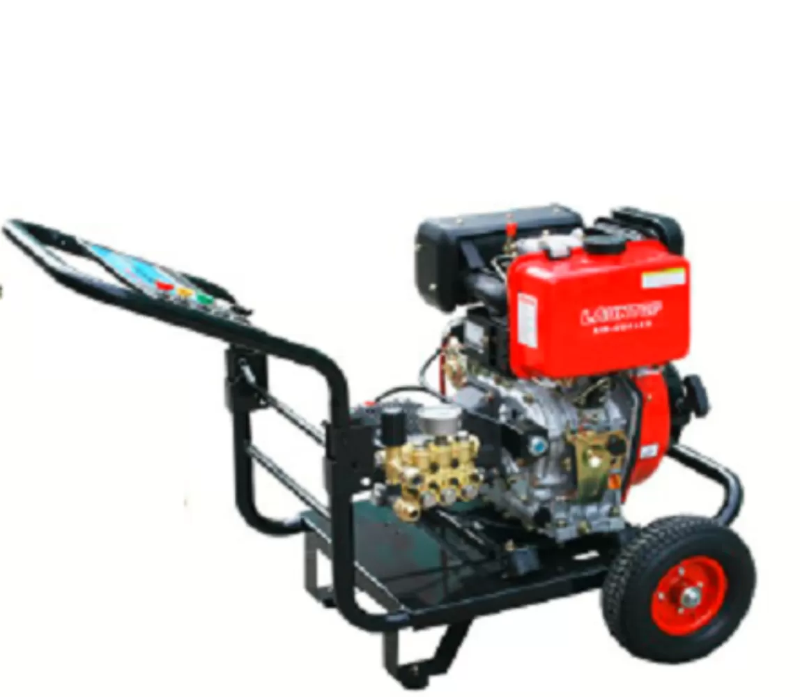 LAUNTOP LDPW2700 DIESEL HIGH PRESSURE CLEANER C/W STD.ACCESSORIES (2700PSI, ELECTRIC START)