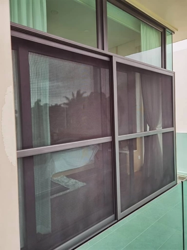 Security Stainless Steel Mosquito Wire Mesh Sliding Door @ Horizon Hills