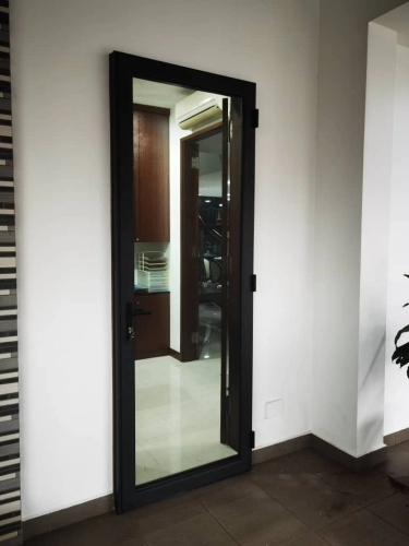 Security Stainless Steel Mosquito Wire Mesh Swing Door @ Jalan Belibis, Taman Perling