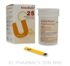EasySure GCU Uric Acid Test Strips 25's