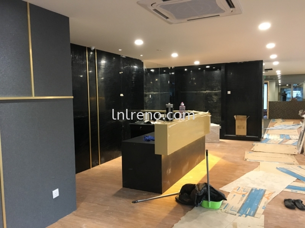 Showroom renovation works at KL / PJ Showroom Renovation Petaling Jaya (PJ), Selangor, Kuala Lumpur (KL), Malaysia. Design, Renovation, Decoration | LNL Reno Enterprise