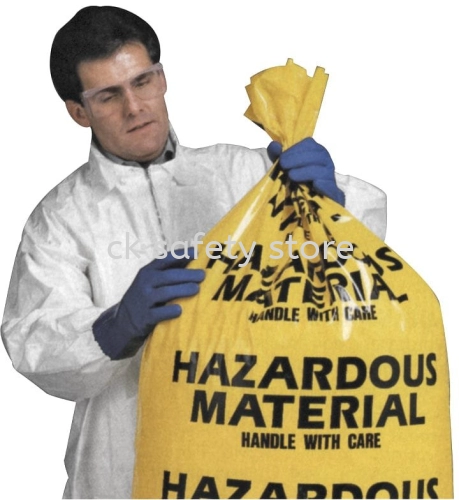 HAZARDOUS MATERIAL DISPOSAL BAGS