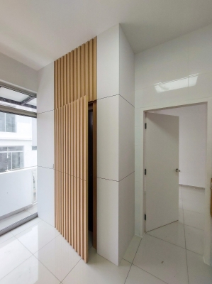 Hidden Door Design for Bathroom- Interior Design - SD Renovation - Setia Eco Garden, Gelang Patah, Johor Bahru JB