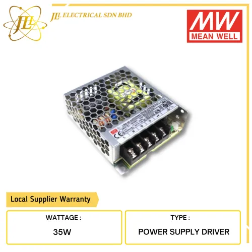 MEANWELL LRS 35W LED POWER SUPPLY DRIVER [12V/24V]