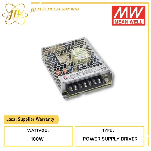 MEANWELL LRS 100W LED POWER SUPPLY DRIVER [12V/24V/48V]