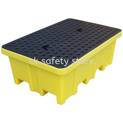 2 DRUM EUROSUMP PALLET WITH PLATFORM