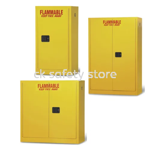 FLAMMABLE / SAFETY CAN STORAGE CABINETS