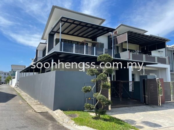  ALUMINIUM COMPOSITE PANEL AWNING METAL WORKS Johor Bahru (JB), Skudai, Malaysia Contractor, Manufacturer, Supplier, Supply | Soon Heng Stainless Steel & Renovation Works Sdn Bhd