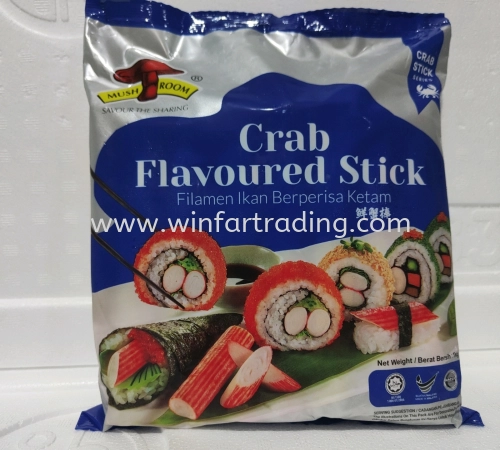 QL MUSHROOMS CRAB FLAVOURED STICK 16CM 1KG BC9557240134107