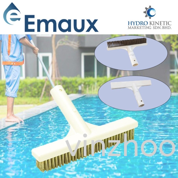 EMAUX 9" Stainless Steel 316 Algae Brush / SWIMMING POOL Brush Cleaning Accessories Swimming Pool Equipment Kuala Lumpur (KL), Malaysia, Selangor, Kepong Supplier, Suppliers, Supply, Supplies | Vinzhoo Marketing Trading