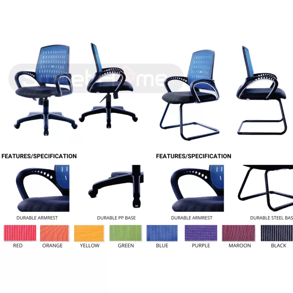 Ergonomic chair Mesh Office Chair Penang Business Grade Swivel Ergonomic Adjustable 