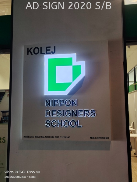 3D LOGO WITH LED FRONT LIT Others Puchong, Seri Kembangan, Selangor, Kuala Lumpur (KL), Malaysia. Manufacturer, Supplier, Provider, One Stop | AD Sign 2020 Sdn Bhd