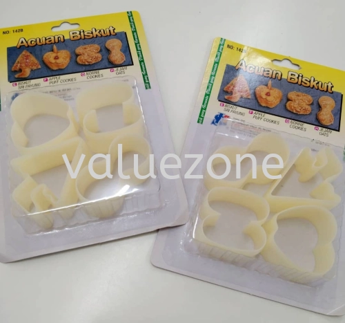 4Pcs Biscuit Mould 142B