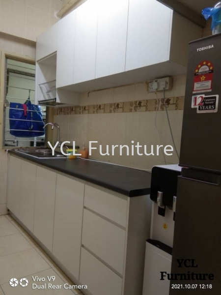 Kepong Sentral Condominium Kuala Lumpur Kitchen Cabinet Selangor, Malaysia, Kuala Lumpur (KL), Semenyih Supplier, Suppliers, Supply, Supplies | YCL Furniture