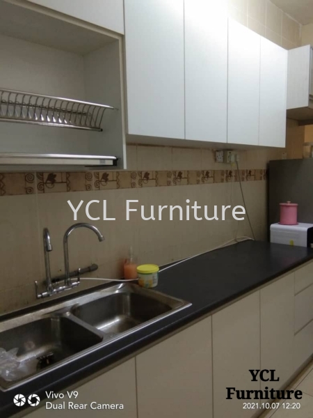 Kepong Sentral Condominium Kuala Lumpur Kitchen Cabinet Selangor, Malaysia, Kuala Lumpur (KL), Semenyih Supplier, Suppliers, Supply, Supplies | YCL Furniture