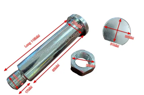 48839-1390 WU410 TERSION BAR PIN WITH NUT (WU410-35101)