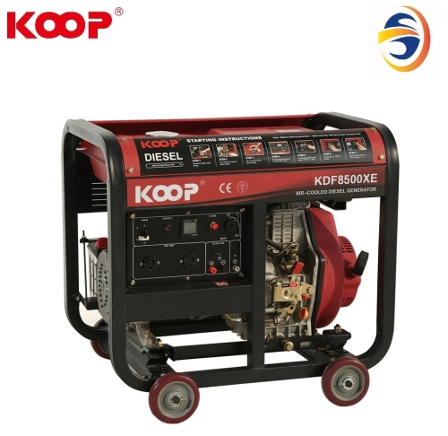 KOOP KDF8500XE 6KW DIESEL GENERATOR (ELECTRIC START, BATTERY INCLUDED)