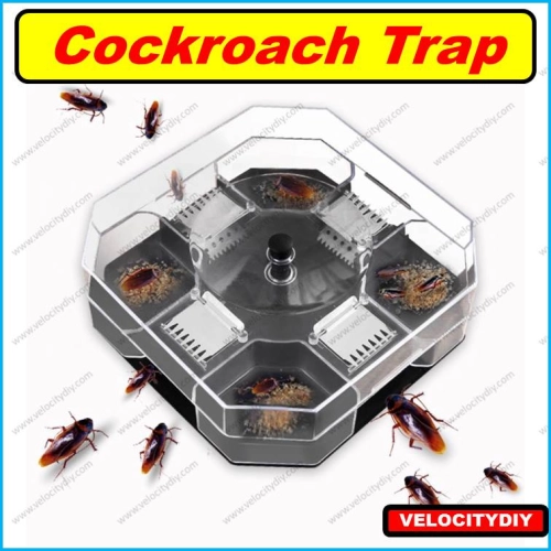 （蟑螂诱捕器）Cockroach Trap Efficient Roach Cockroach Trap Catcher Box Physical Capture Reusable and Eco-Friendly