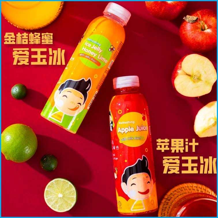 （爱玉冰）Ice Jelly Honey Lime Ice Jelly Apple Juice Winter Melon Bird's Nest MeSTI And Halal Cool Beverage Drinks