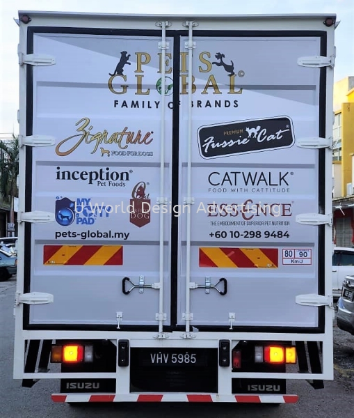 AS FROST SDN BHD INKJET UV WRAPPING STICKER BODY TRUCK AT BALAKONG, SELANGOR, MALAYSIA LORRY BOX TRUCK WRAPPING STICKER Malaysia, Selangor, Klang, Kuala Lumpur (KL) Manufacturer, Supplier, Supply, Supplies | U World Design Advertising