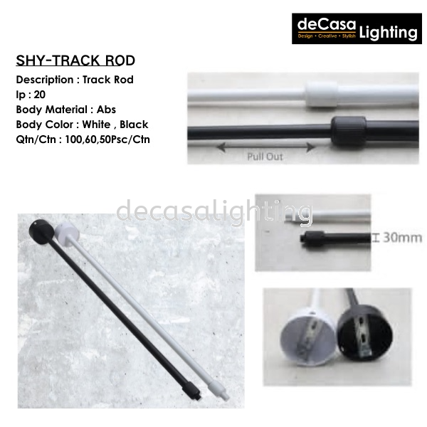 Track Rod  LIGHTING ACCESSORIES Selangor, Kuala Lumpur (KL), Puchong, Malaysia Supplier, Suppliers, Supply, Supplies | Decasa Lighting Sdn Bhd