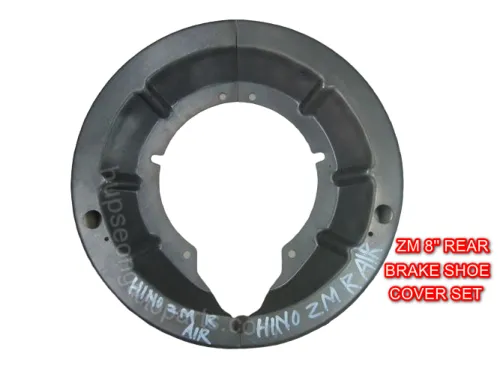 ZM 8'' REAR BRAKE SHOE COVER SET (AIR) (BSC-ZM-80R-AIR)