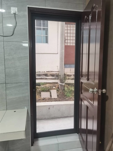 Security Stainless Steel Mosquito Wire Mesh Swing Door @ Taman Abad