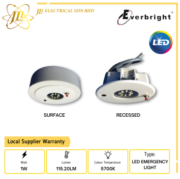 EVERBRIGHT EEL-09-MR6/M6 1W 240VAC 115.20LM 140D LED EMERGENCY LIGHT