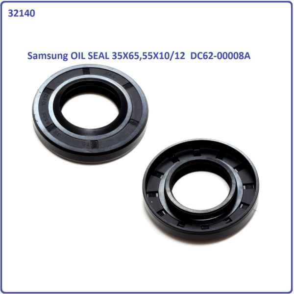 Code: 32140 Samsung OIL SEAL 35X65,55X10/12   DC62-00008A Oil Seal / Bearing Washing Machine Parts Melaka, Malaysia Supplier, Wholesaler, Supply, Supplies | Adison Component Sdn Bhd