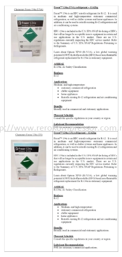 CHEMOURS FREON 134A