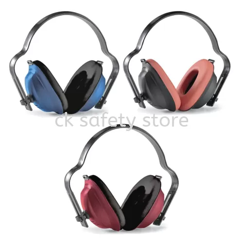 A-609- ECO EARMUFF- BLUE/BLACK/RED