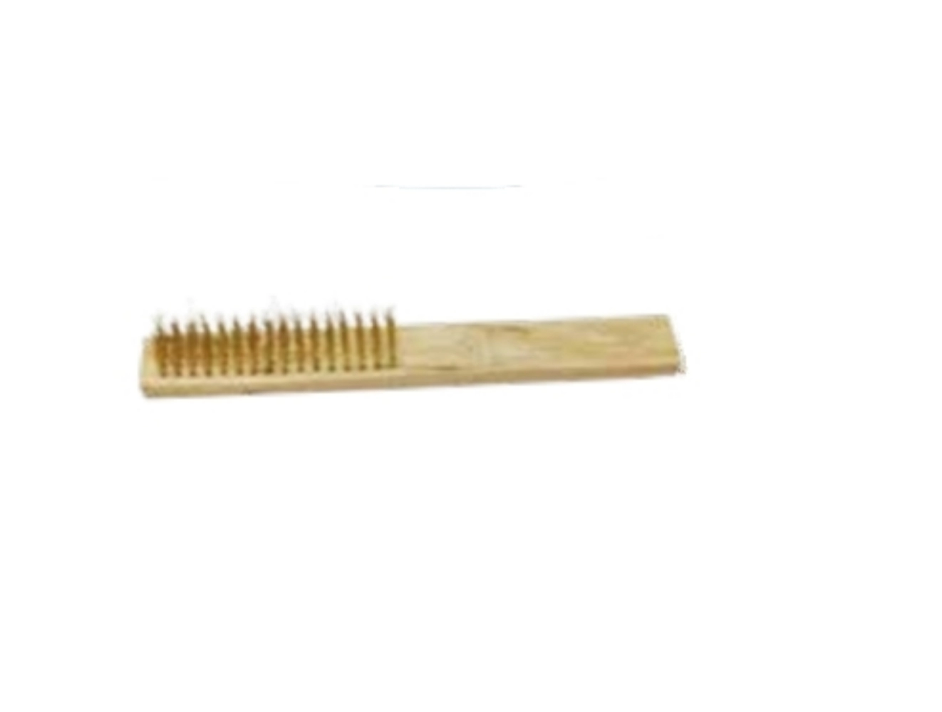 Wood Handle Brass Wire Brush