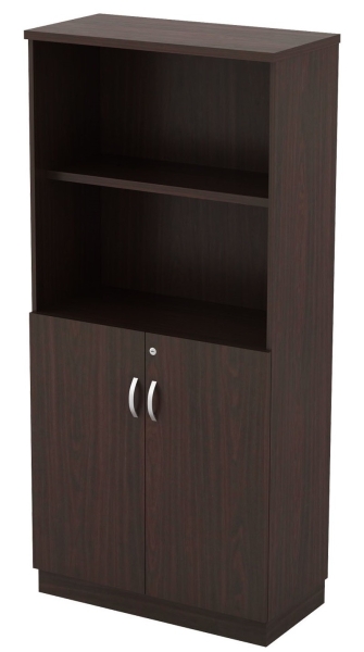 Q Semi Open Shelf (2tiers) with Swinging Door Cabinet Cabinets Wooden cabinet Office Filing Cabinet Malaysia, Selangor, Kuala Lumpur (KL), Seri Kembangan Supplier, Suppliers, Supply, Supplies | Aimsure Sdn Bhd