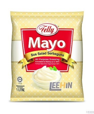 Telly Mayo 1Lt (Sos Salad Serbaguna)  Mayonnaise  [15332 15333]