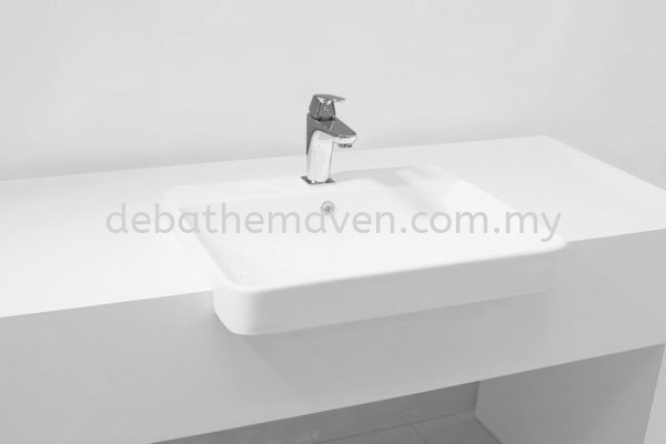 BRAND: ORIN-BASEL Semi Recessed Basin Ceramic Basin Selangor, Malaysia, Kuala Lumpur (KL), Kajang Supplier, Suppliers, Supply, Supplies | DE'BATHE MAVEN