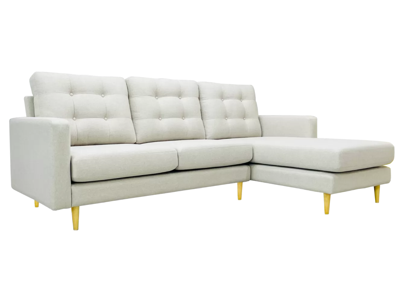 L SHAPE FABRIC PU SOFA