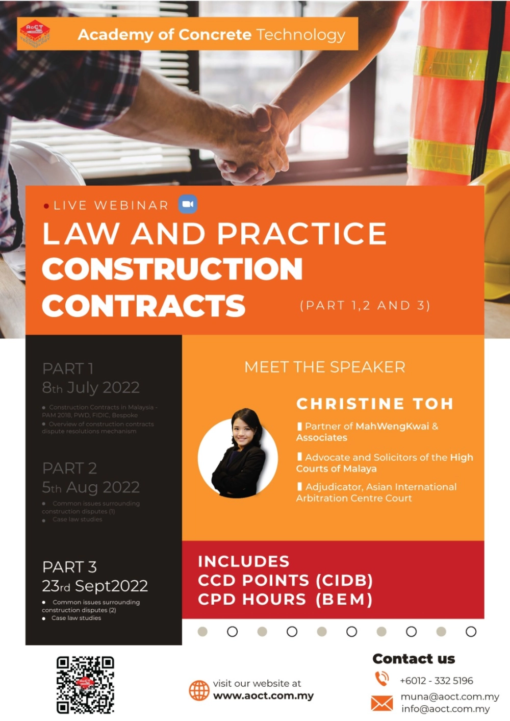 LAW & PRACTICE OF CONSTRUCTION CONTRACTS (PART 3)