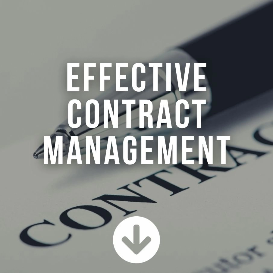 Effective Contract Management