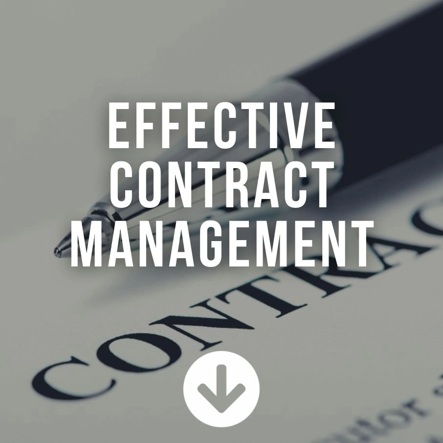 Effective Contract Management Job Functions Law & Legal Selangor ...